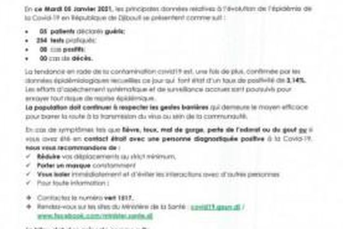 Ministere de la Santé de Djibouti