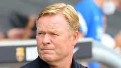 Barcelona's Dutch coach Ronald Koeman said he was happy with the side's mental strength