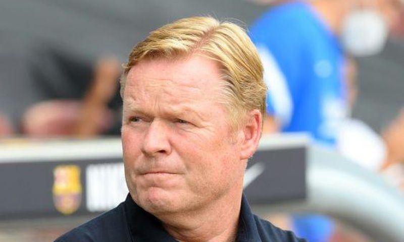 Barcelona's Dutch coach Ronald Koeman said he was happy with the side's mental strength