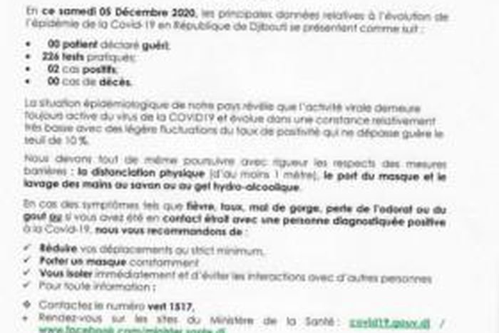 Ministere de la Santé de Djibouti