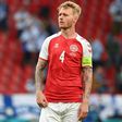 Denmark captain Simon Kjaer plays in Italy with AC Milan