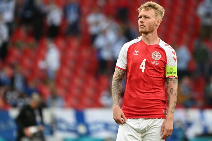 Denmark captain Simon Kjaer plays in Italy with AC Milan