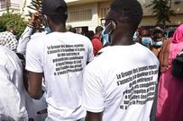 Levée de corps des trois défunts agents de Leral TV