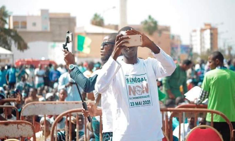 Manifestation contre les homosexuels au Sénégal