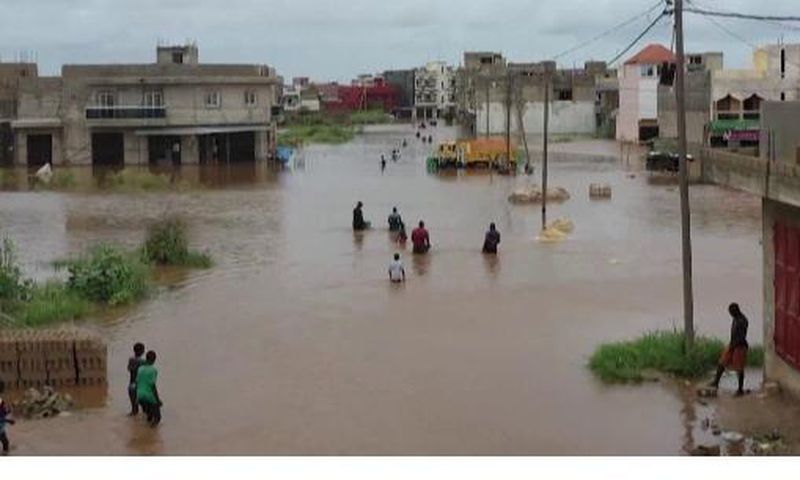 INONDATIONS : MACKY SALL ANNONCÉ A KEUR MASSAR AUJOURD’HUI