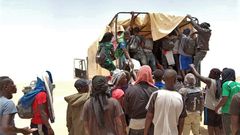 Un camion transportant des migrants - Niger