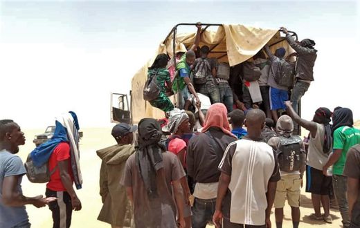 Un camion transportant des migrants - Niger