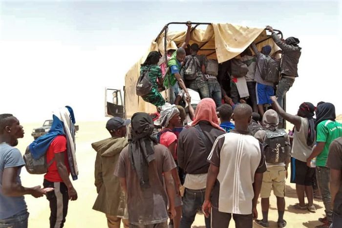 Un camion transportant des migrants - Niger