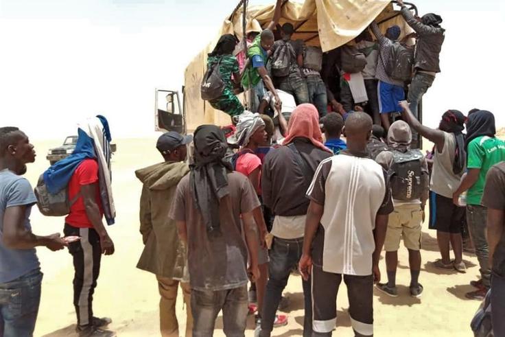 Un camion transportant des migrants - Niger