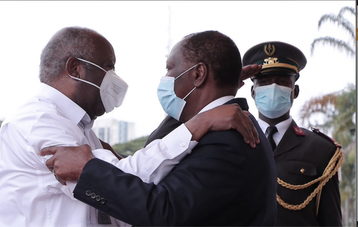 Rencontre Ouattara Gbagbo