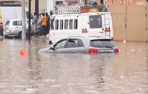 Fortes pluies à Dakar
