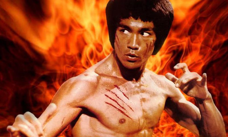 Bruce Lee in one of his popular pictures
