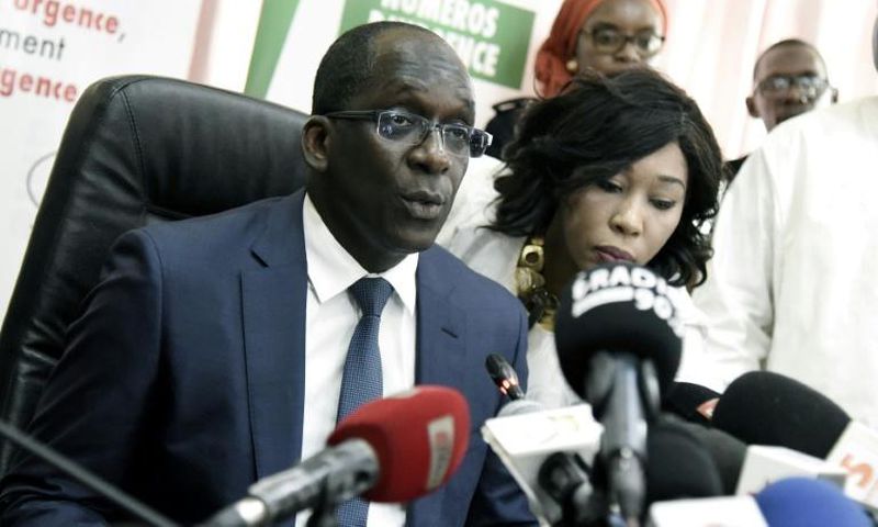 Health Minister Diouf Sarr urges Senegal's population to stay calm after the country reported its first coronavirus case