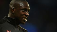 Manchester City's French defender Benjamin Mendy