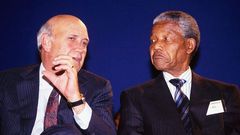 De Klerk et Nelson Mandela