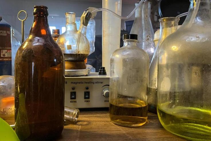 Laboratoire de drogue