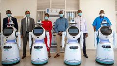Le Rwanda utilise des robots de haute technologie pour lutter contre COVID-19