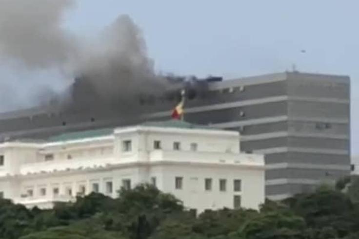 Building en feu