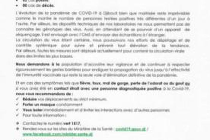 Ministere de la Santé de Djibouti