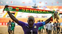 Al Seyni Ndiaye, gardien de but des Lions du sable