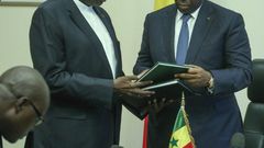 Alioune Badara Cissé avec Macky Sall
