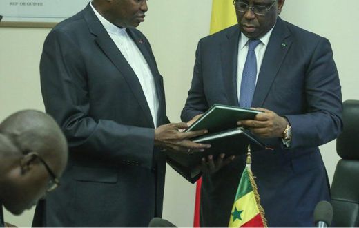 Alioune Badara Cissé avec Macky Sall