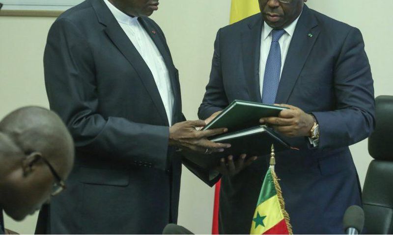Alioune Badara Cissé avec Macky Sall