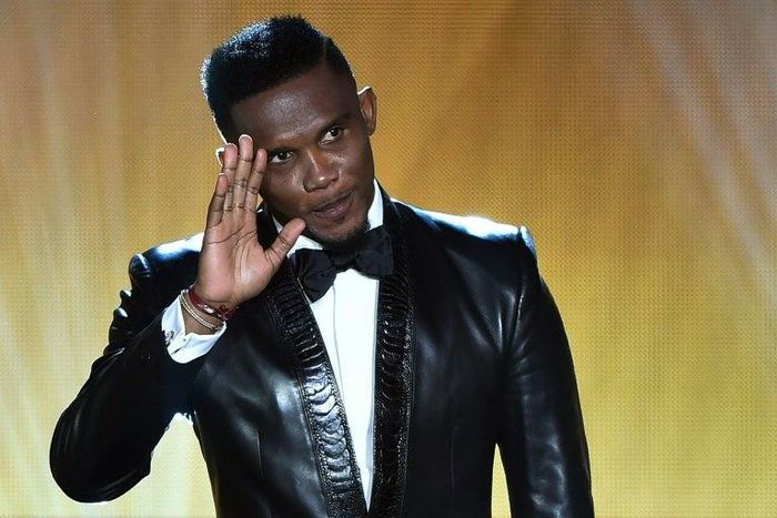 Samuel Eto'o at the 2015 FIFA Ballon d'Or award in Zurich on January 11, 2016