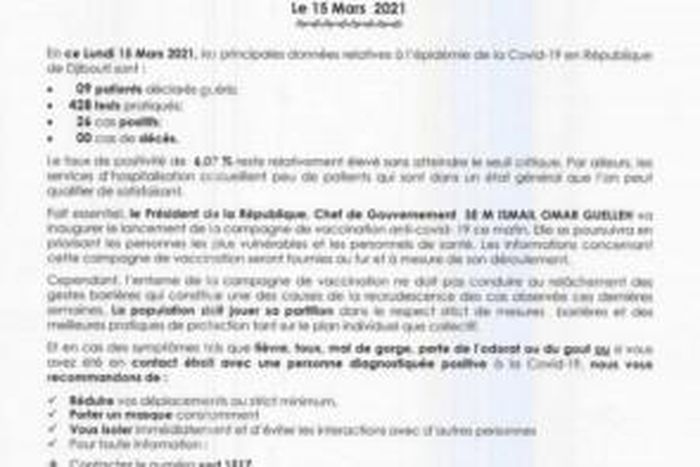 Ministere de la Santé de Djibouti