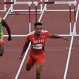 Louis François Mendy termine 7e au 110m haies série avec un temps de 14'83