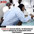 Covid-19: Aucun décès, 18 nouveaux cas et moins de 70 malades sous traitement