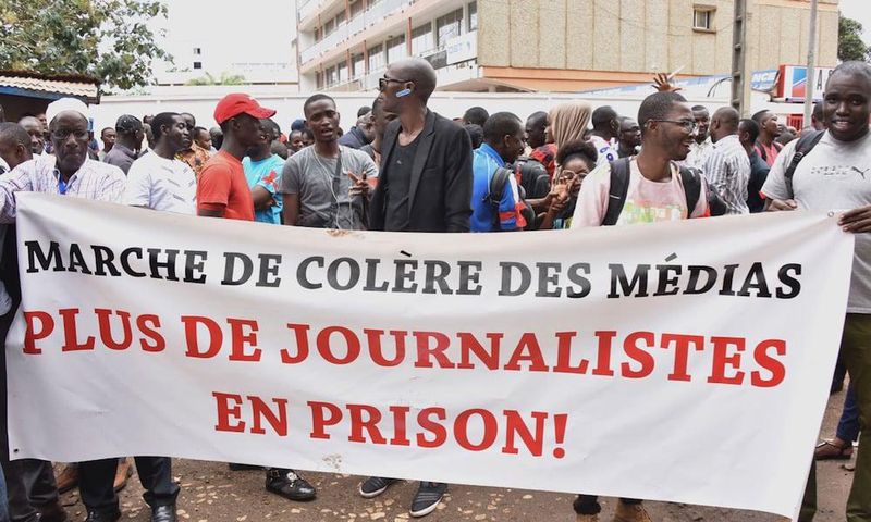 guinea-journalists-protest-arrests-getty
