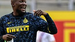 Inter Milan's Belgian forward Romelu Lukaku returns to pre-season training.