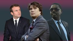 Macron-Tapie-Pape Diouf