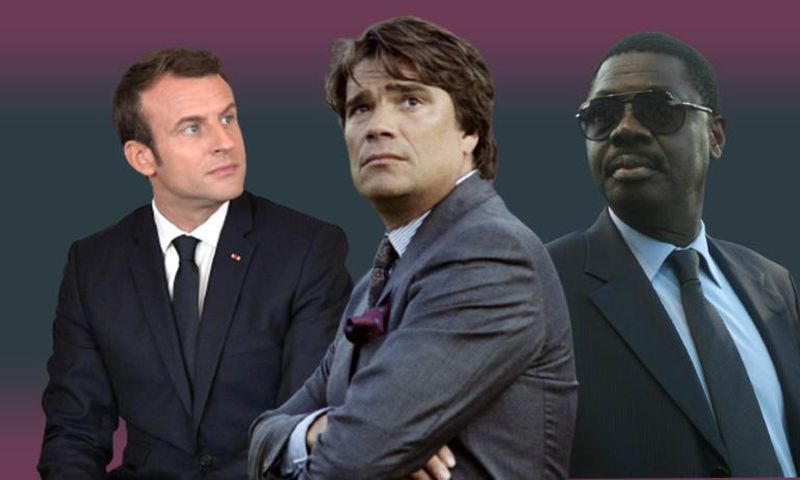 Macron-Tapie-Pape Diouf
