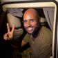 Saif al-Islam Gaddafi in Tripoli, Libya, on August 23, 2011.