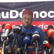 Ousmane Sonko en conférence de presse
