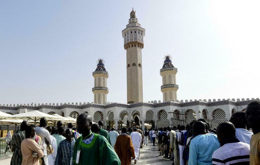 Magal de Touba des fidèles à la grande mosquée