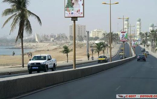 Dakar, route de la corniche ouest