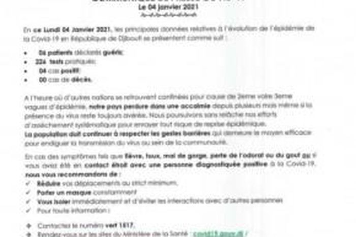 Ministere de la Santé de Djibouti