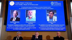 Syukuro-Manabe-Klaus-Hasselmann-Giorgio-Parisi-recompensesleurs-travaux-comprehension-systemes-complexes 0