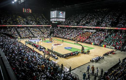 Le stadium Dakar-Arena lors d'une rencontre entre le Sénégal et l'Angola - Afrobasket