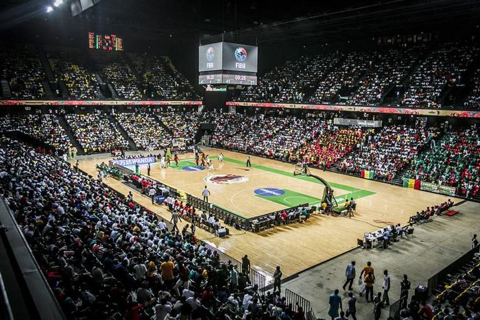 Le stadium Dakar-Arena lors d'une rencontre entre le Sénégal et l'Angola - Afrobasket