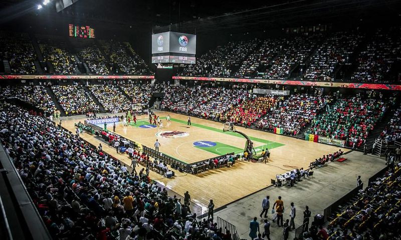 Le stadium Dakar-Arena lors d'une rencontre entre le Sénégal et l'Angola - Afrobasket