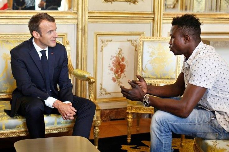 President Emmanuel Macron offered Mamoudou Gassama French citizenship for his act of bravery