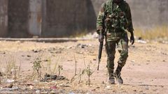 (illustration) Un soldat sénégalais en patrouille