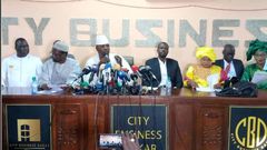 Conférence de presse de l'opposition