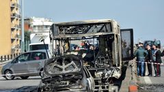 The Italian driver of Senegalese origin on Wednesday hijacked the bus taking the 12-13 year olds from a gym to school in Crema, east of Milan