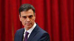 le-premier-ministre-espagnol-pedro-sanchez-lors-d-une-conference-de-presse-le-23-juin-2018-a-paris