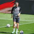 Eriksen de retour à l'entrainement dans son club d'enfance au Danemark